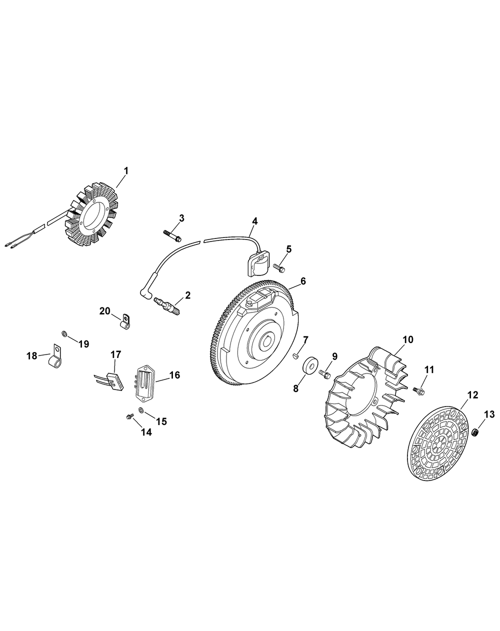 Kohler Ignition-Electrical Diagram and Parts List for 467 4X4-1B027G-1B028G-37ACD710-After Cub Cadet Lawn Tractor Accessories